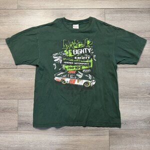 Chase Authentics Dale Earnhardt Jr Mountain Dew EIGHT 200-MPH Shirt XL Green
